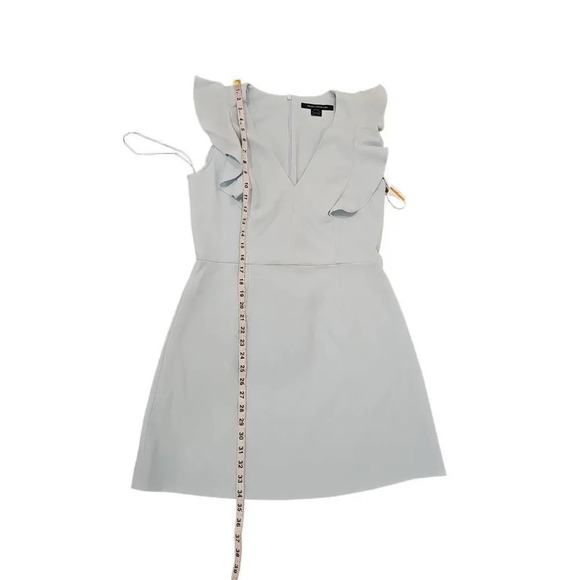 NWOT French Connection Whisper Ruffle V Neck Dress Sz 10 - Picture 10 of 10